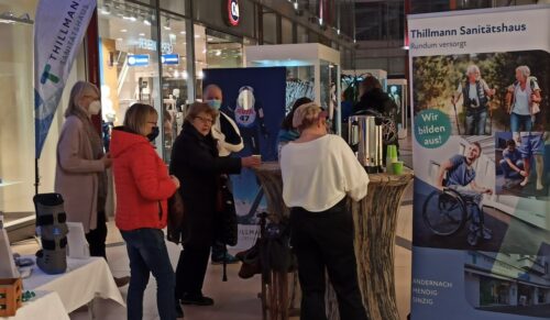 Das Sanitätshaus Thillmann zeigte Versorgungslösungen für Sportler. (Foto: Sanitätshaus Thillmann)