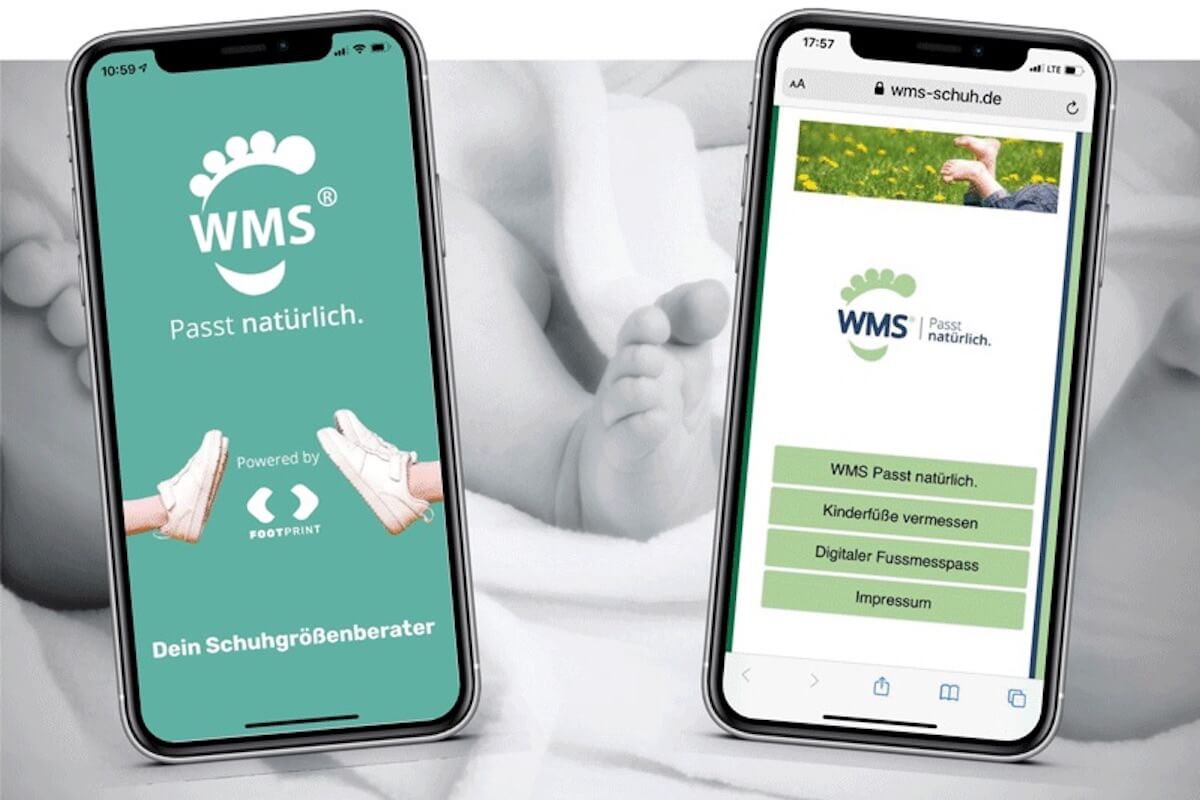 Mit der WMS-Footprint-App und der WMS-Web-App bringt das DSI zwei Fußmess-Apps auf den Markt. (Foto: DSI)