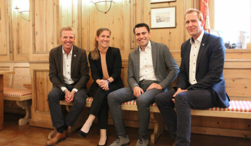 (v.l.) Markus Zimmermann, Stephanie Hautmann, Vincent Hautmann und Matthias Christ (Foto: Zimmermann)