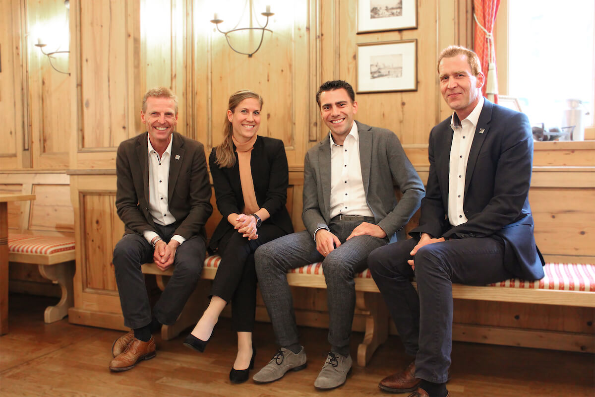 (v.l.) Markus Zimmermann, Stephanie Hautmann, Vincent Hautmann und Matthias Christ (Foto: Zimmermann)
