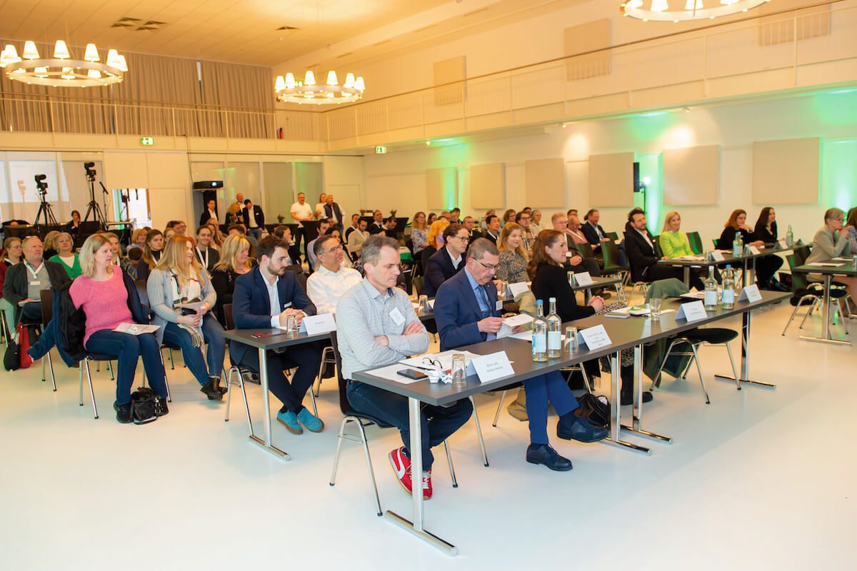 Teilnehmerinnen und Teilnehmer beim 2. Münsteraner Gefäßsymposium von Juzo. (Foto: Juzo)