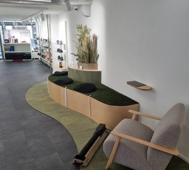 Blick in den neuen Flagship-Store von Kybun Joya in Zürich. (Foto: Kybun Joya/ZVG)