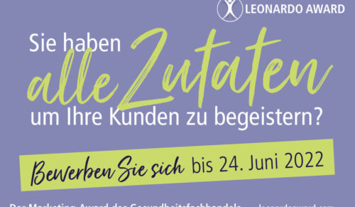 Bis zum 24. Juni können sich Sanitäts- und Gesundheitsfachhändler für den LEONARDO AWARD bewerben. (Grafik: AVR)
