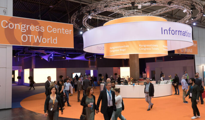 Der Weltkongress ist in die Fachmesse OTWorld integriert. (Foto: Leipziger Messe)