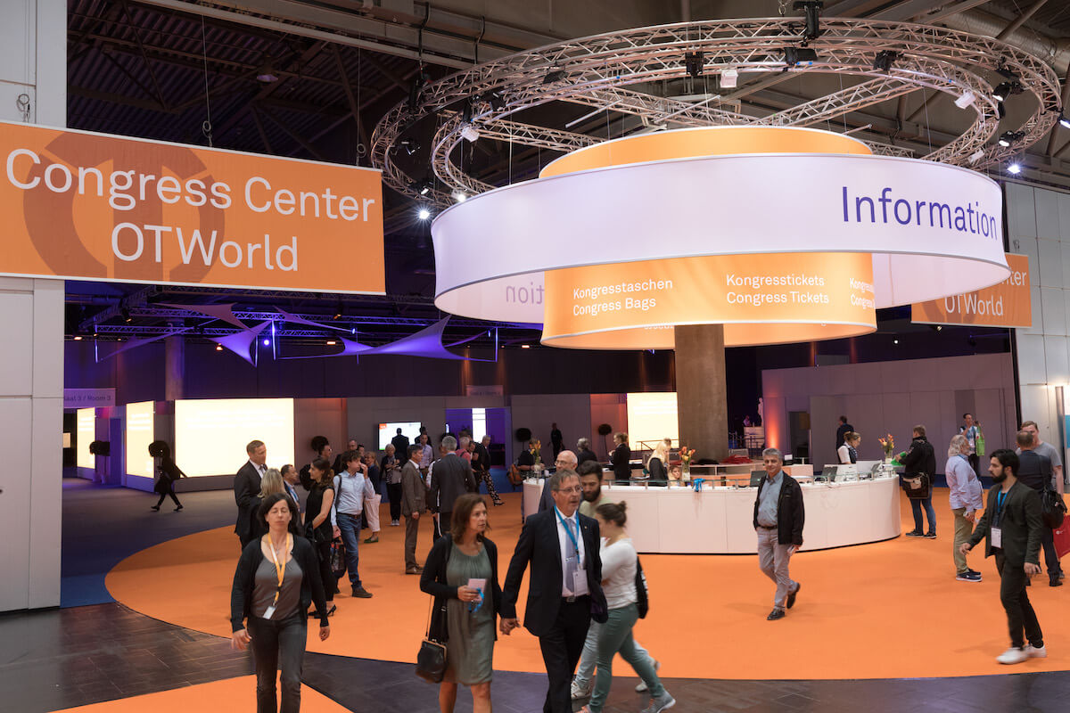 Der Weltkongress ist in die Fachmesse OTWorld integriert. (Foto: Leipziger Messe)