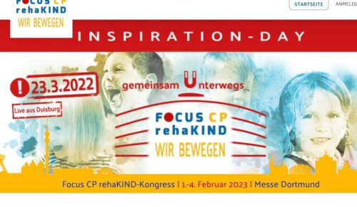 Zusammen mit Partnern lädt Rehakind zum Inspiration Day am 23. März. (Foto: Screenshot)