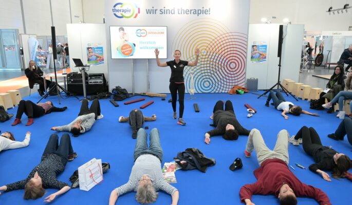 Die Fachmesse Therapie Düsseldorf vereint Messe und Kongress. (Foto: Martin Klindtworth)