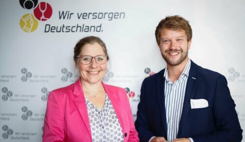 Kirsten Abel, Generalsekretärin des WvD, und Patrick Grunau, Generalsekretär des WvD. (Foto: WvD/Nowak)