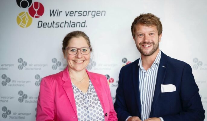 Kirsten Abel, Generalsekretärin des WvD, und Patrick Grunau, Generalsekretär des WvD. (Foto: WvD/Nowak)