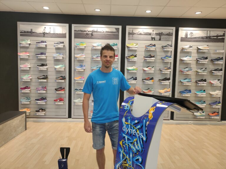 Daniel Harzbecker, Laufsport Bunert (Foto Redaktion)