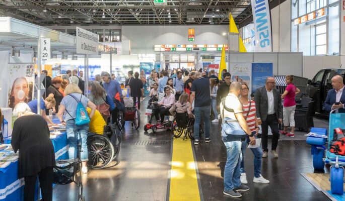 Treffpunkt der Rehabranche: die Fachmesse Rehacare in Düsseldorf. (Foto: Constanze Tillmann/ Messe Düsseldorf)