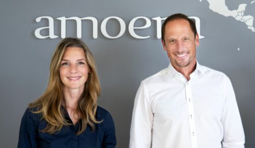 Die Amoena-Geschäftsführung mit Stephanie Bauch und Oliver Dörner (Foto: Amoena)
