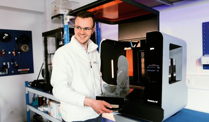 Kriwat aus Kiel setzt auf additive Fertigung bei der Einlagenfertigung. (Foto: Kriwat)