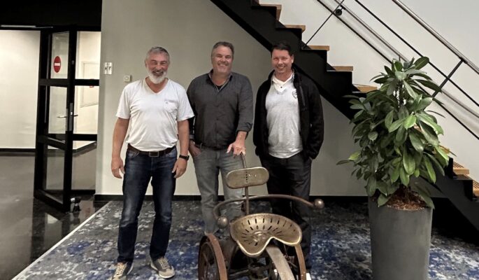 Gebhard Hofstetter (v.l.), Dick van den Beeck und Harald Sieweke (Foto: Dietz Group)
