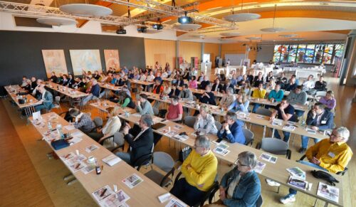 Eindrücke vom Bequemschuhsymposium 2023. (Foto: Volkmar Heinz)
