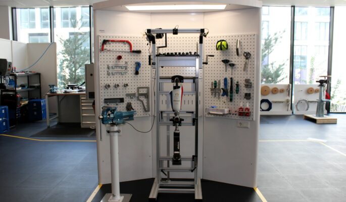 Die Ottobock-Werkstatt steht allen Athletinnen und Athleten der Paralympischen Spielen offen. (Foto: Ottobock)