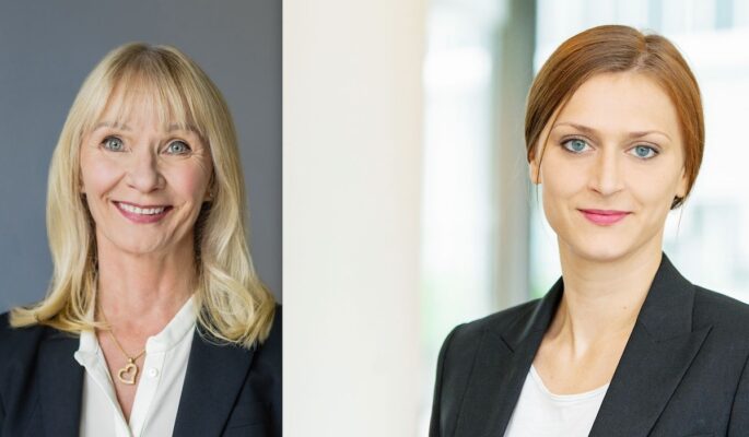 Silvia Dethloff-Kuntze, Leiterin Marketing DACH der Bauerfeind AG (l.), und Carola Richter, stellvertretende Bereichsleiterin Politik, Kommunikation & Marketing der Rehavital (Fotos: Bauerfeind/Rehavital)