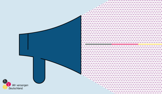 Über verschiedene Kanäle macht Wir versorgen Deutschland auf die Anliegen der Hilfsmittelbranche aufmerksam. (Foto: Wir versorgen Deutschland)