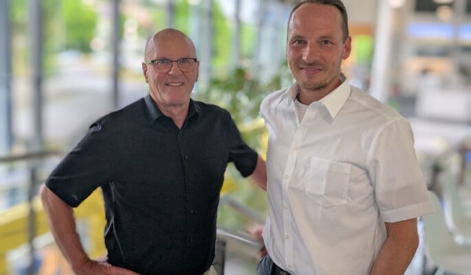 Die Geschäftsführer von Brillinger Ottobock Care Michael Schneller (li.) und Patrick Straubinger (Foto: Brillinger Ottobock Care)