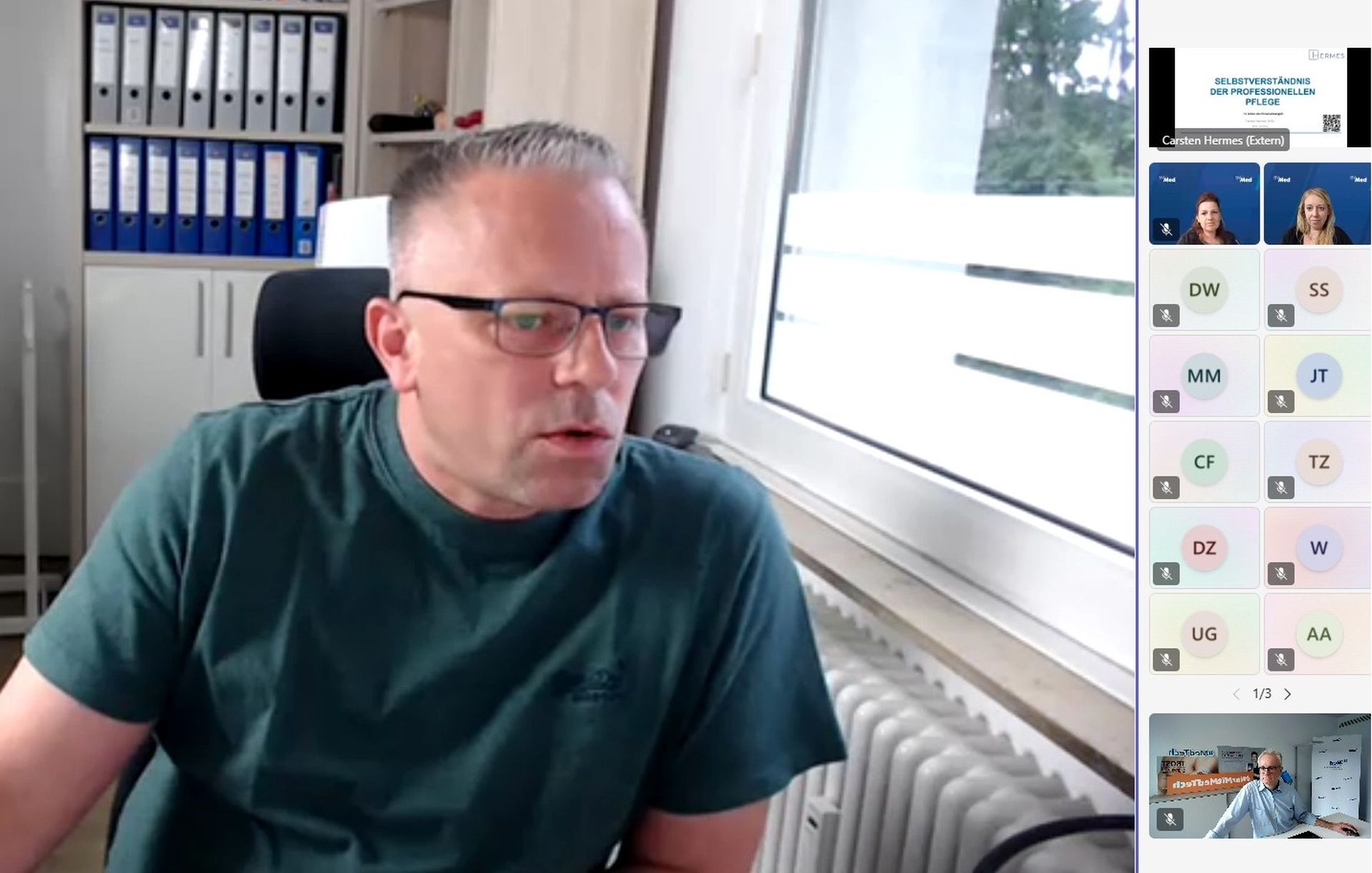 Carsten Hermes bei Eine Stunde Wunde (Foto: BVMed)