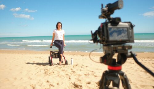 Die Videos wurden in der Natur gedreht, damit die Gedanken der Trainierenden schweifen können und positive Gefühle geweckt werden. (Foto: Saljol)