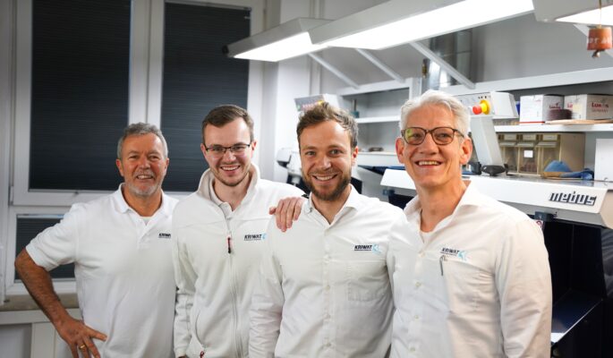 Michael, Lais, Linus und Holger Kriwat (Foto: Kriwat GmbH)