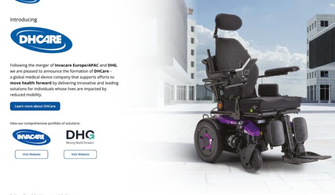 Foto: Screenshot der Webseite dhcare.com