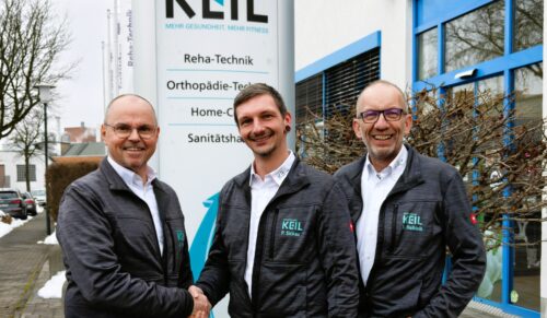 Jürgen Schmitt, Pascal Sickau  und Ulrich Halbleib (Foto: Sanitätshaus Keil)