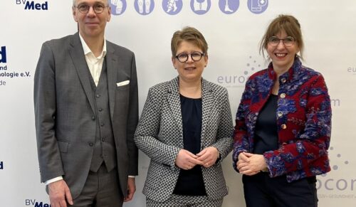 Dr. Marc-Pierre Böll, Dr. Tanja Machalet und Oda Hagemeier (Foto: BVMed)