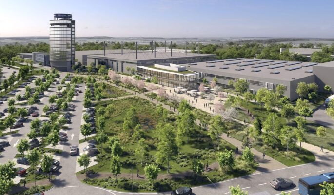 So soll der Bauerfeind-Campus in Zeulenroda künftig einmal aussehen. (Foto: Tchoban Voss Architekten)