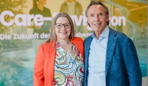 Kirsten Abel (WvD) und Prof. Dr. Thomas Druyen, Opta Data Zukunfts-Stiftung. (Foto: WvD/Nils Hasenau)