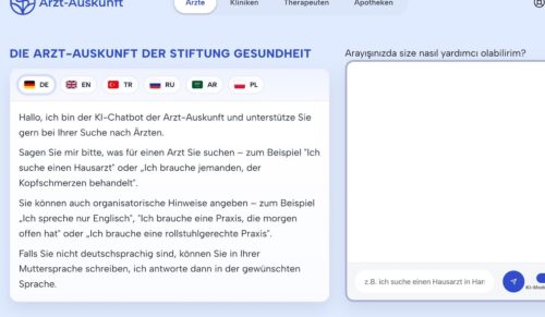 www.arzt-auskunft.de (Screenshot: Redaktion)