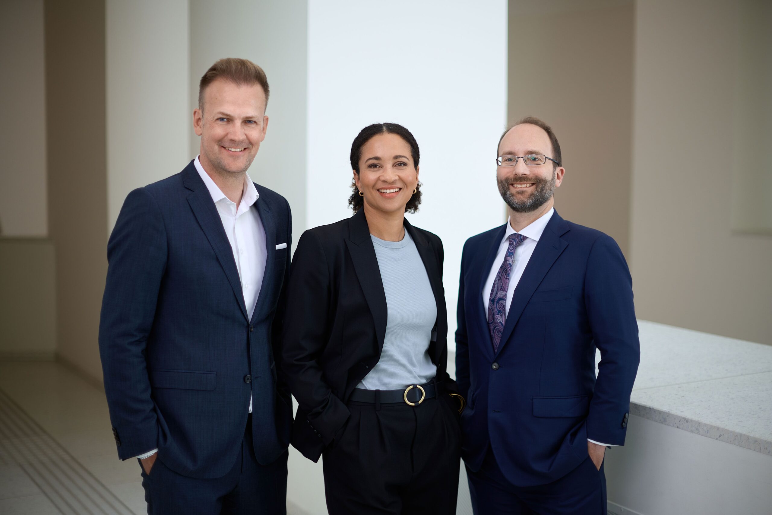 Die Gematik-Geschäftsführung (v.l.n.r.): Dr. Florian Fuhrmann, Brenya Adjei und Florian Hartge (Foto:Gematik)