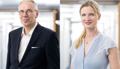 BVMed-Geschäftsführer Dr. Marc-Pierre Möll und BVMed-Digitalexpertin Natalie Gladkov (Foto: BVMed)