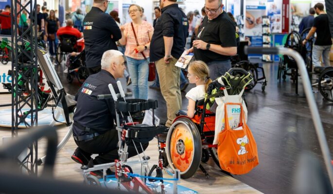 Plattform für Mobilitätslösungen: die Rehacare in Düsseldorf (Foto: Messe Düsseldorf/ctillmann)