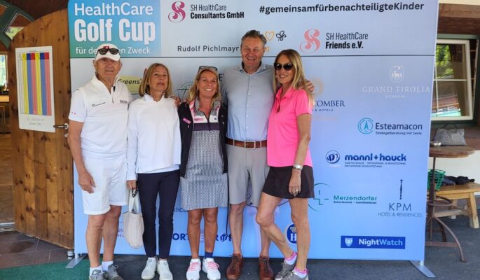 Herbert Jung (v.l.), Sybille Beckenbauer, Susanne Hausmann, Steffen Ritschel und Pilar Brehme. (Foto: SH Healthcare Friends)
