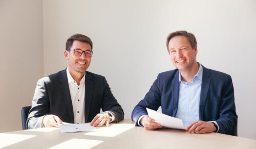 Die neuen Valuny-Geschäftsführer Dieter Loewe (l.) und Dr. Jochen Walker. (Foto: Stefan Wieland)