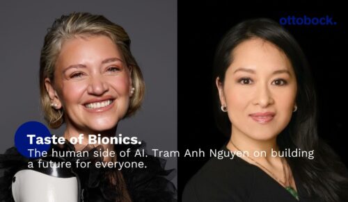 In der ersten Folge der neuen Staffel spricht Sarah de Lagarde mit Tram Anh Nguyen über Resilienz, digitale Bildung und die Bedeutung von Diversität in der KI. (Foto: Ottobock/privat)