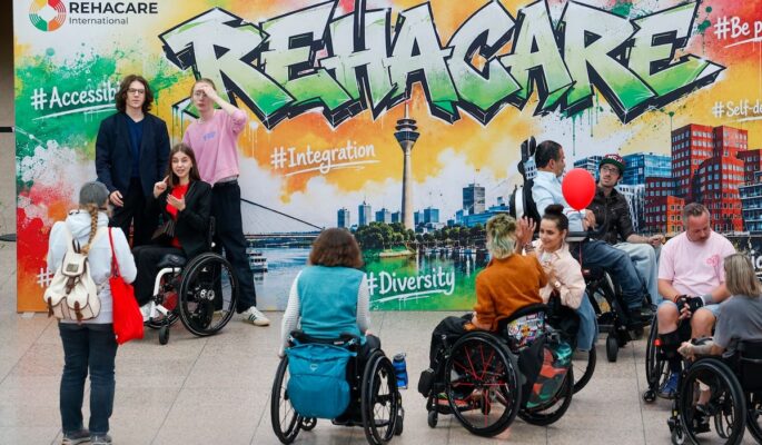 Die Rehacare bringt alle an der Hilfsmittelversorgung beteiligten Partner zusammen. (Fotos: Messe Düsseldorf/ctillmann)